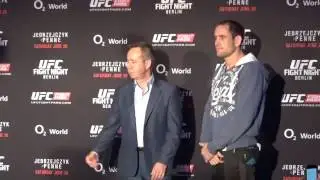 UFC Fight Night 69 - Media Day faceoffs
