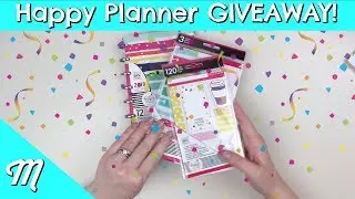 Happy Planner GIVEAWAY! *CLOSED* | Trendsetter Mini Planner Flipthrough - Dashboards - Sticky Notes