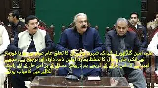 Federal and provincial governments unite for peace in KP, Grand Jirga at Chief Minister's House