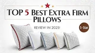 Top 5 Best EXTRA FIRM Pillows in 2025 &ndash; Neck Pain Relief & Ultimate Support!