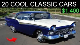20 Classic Cars You Can Buy for Under $30K: Restored or Ready to Drive!
