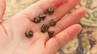 Vintage Transparent Pocket Watch Dice Set