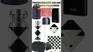 @Prada Holiday🎁GIFT w/ Purchase 6 Freebies: Bottle,Notebook,Pouch, etc  ​#asmr