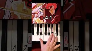 Hells greatest Dad Solo part Hazbin Hotel Piano Tutorial #shorts