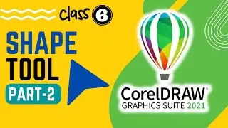 #06 Shapes Tool Part -2|CorelDraw 2021 Complete Course for Beginners | Free Training in Urdu / Hindi