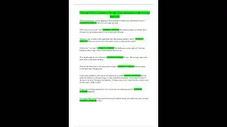 Florida DMV Learner's Permit Test questions with correct answers