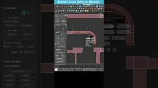 Quickly Modeling a Rounded Wall in 3ds Max #shorts #3dsmax #roundedwall