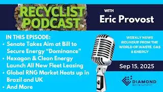 Recyclist News 9-15-2025: Tuning a Corner on Shipping Fuel?