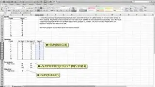 005 Multiply and sum up numbers with SUMPRODUCT