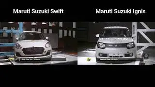 2018 Suzuki SWIFT vs 2017 Suzuki IGNIS - crash comparision