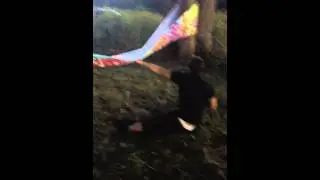 Drunk guy vs Plastic Banner - Fail
