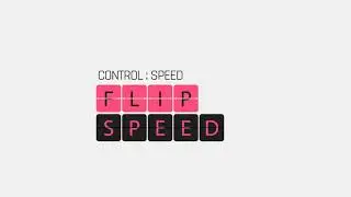 3D Flip Board Text