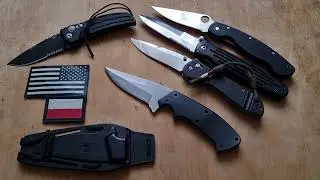 (69) CRKT USA COMPANION KNIFE AUS6M Al Polkowski & Bob Kasper Design.
