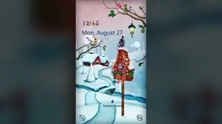 Galaxy Premium Theme - Wonderful Christmas Animated Lockscreen