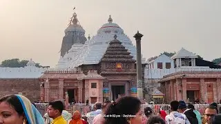 Devotiess is live darshan lord jagannatha mandir 🖤💜❤️