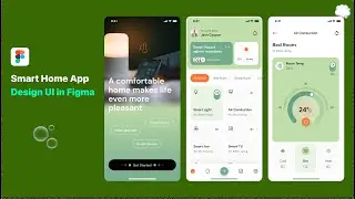 Smart Home App UI Design Tutorial in Figma | A Step-by-Step Guide for Beginners (2025)