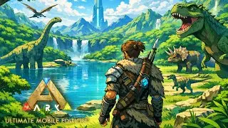 🟢 New series in ARK ULTIMATE MOBILE hardcore mode 1 life ☠️ #1