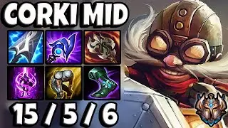 Corki vs Akshan [ MID ] Lol Korea Challenger Patch 11.24 ✅
