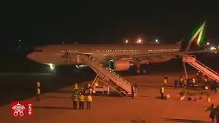 Papa Francesco Mozambico arrivo 2019 09 04