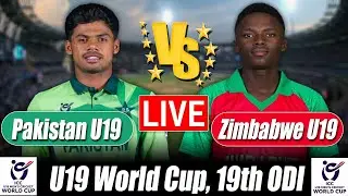 U19 World Cup | Pakistan U19 vs Zimbabwe U19 live score 19th ODI bangla Commentary & Analysis