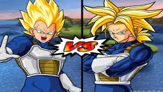 Vegeta ssj vs Trunks ssj | father's rage on son deadly battle 😲💥| dbzbt4 #vegetassj #dbzbt3gameplay