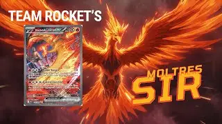 Team Rockets Moltres EX SIR Destined Rivals Pok&eacute;mon Card | SHOWCASE 1