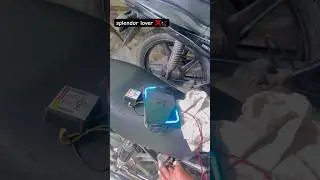 splendor headlight modification / install neon light splendor / trending splendor modification