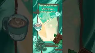 turquoise mint Christmas aesthetic/stim board ✨🎄using original content qwq #stimboard  #turquoise
