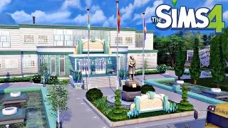 The Sims 4 Stop Motion build | Copperdale High School | NoCC