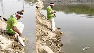 #big katla hunting# pop-up freeder fishing // bocha hook 🎣 (mujeeb shikari)