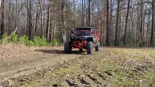 Honda Talon 1000 X4 Fox Live Valve Full Throttle Launch on 32&rdquo; Carnivores!