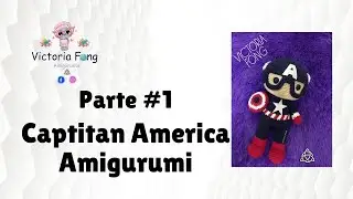 Capitan America amigurumi parte # 1 tutorial paso a paso