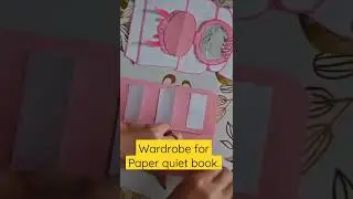 Wardrobe for Paper Quiet Book  #shorts