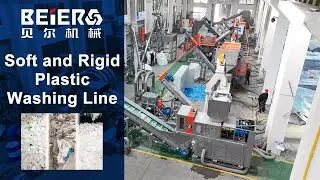 1000kg/h PE PP Plastic Recycling Washing Line for Soft and Rigid Plastics - BEIER Group