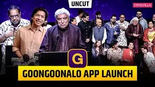 Goongoonalo App Grand Launch | Javed Akhtar, Sonu Nigam, Shankar Mahadevan & More | Pinkvilla Raw