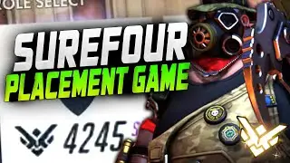 SUREFOUR TANK PLACEMENTS - ROADHOG! duo w/ Cloneman16! [ OVERWATCH SEASON 21 TOP 500 ]