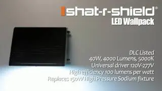 Shat-R-Shield LED Wallpack