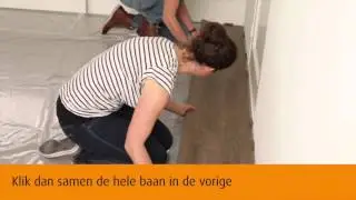 Instructiefilm kunststofvloer Elegance Click leggen