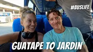 TRAVEL DAY - Guatape to Jardin by bus in Colombia