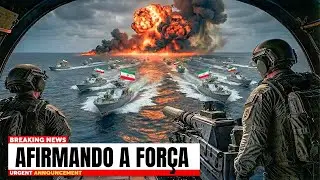 Ir&atilde; Provoca Marinha dos EUA, 43 Navios Iranianos Destru&iacute;dos em R&aacute;pido Contra-ataque dos EUA