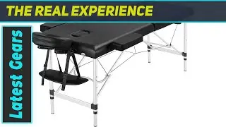Topeakmart Portable Massage Table Aluminum Massage Bed Spa Bed Therapy Table Collapsable
