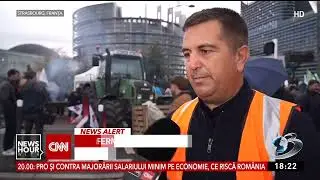 Fermierii români, alături de cei din alte țări UE, la un protest masiv