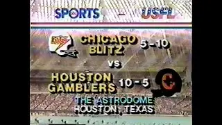 USFL Chicago Blitz @ Houston Gamblers, Jun. 10, 1984