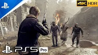 RESIDENT EVIL 4 REMAKE | Gameplay Walkthrough Full Game Part 1 (PS5 PRO) Ray-Tracing (4K 60 HDR)