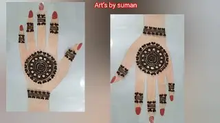 Beautiful tikki mehndi design for back hend ❤️|| new wedding mehndi design || Arabic mehndi design||