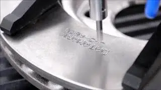 STEEL PART DOT MARKING WITH DATAMARK MP 50