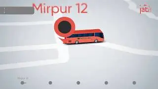 Trust Bus new route animation for Jatri
