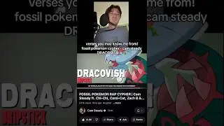 FOSSIL POKEMON CYPHER - DRACOVISH VERSE #dripstick #nerdcore