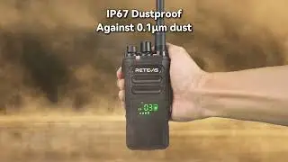 Retevis NR30D Long Range Waterproof Radio IP67 Waterproof Function Test