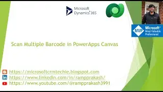 Scan Multiple Barcode in PowerApps